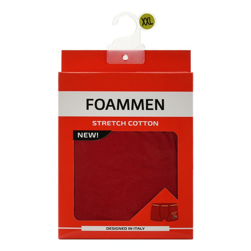 

Трусы мужские Foammen красные 2XL, Красный