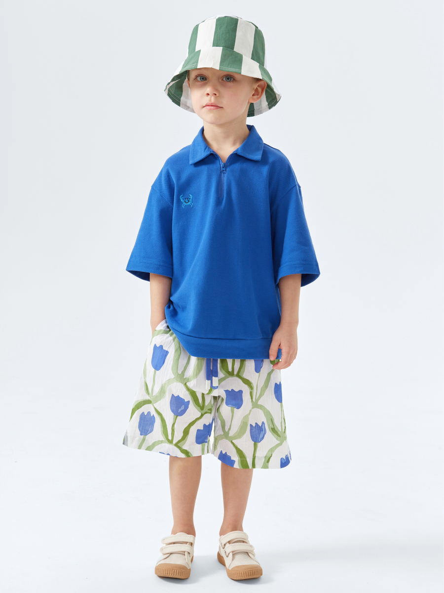 

Шорты детские Happy Baby 88120, blue flower, 86, Белый, 88120