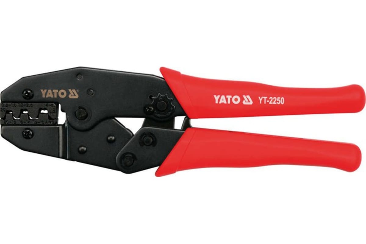 YATO YT-2250 Клещи для обжима и зачистки проводов, 0.5 - 6 мм2 1шт