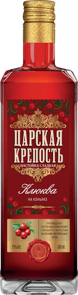 

Ликер "Царская Крепость" Клюква на Коньяке, 0,5 л