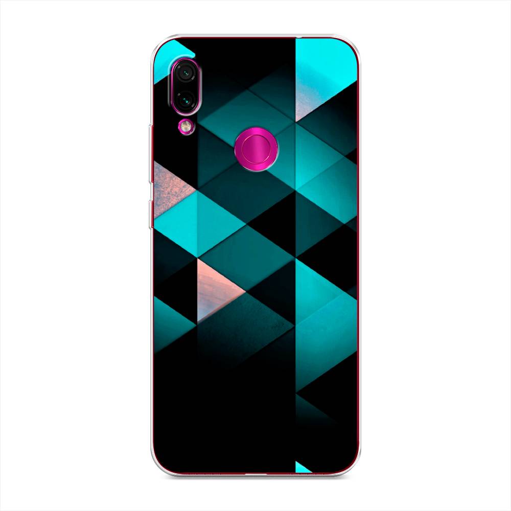 фото Силиконовый чехол "геометрия 16" на xiaomi redmi note 7 awog