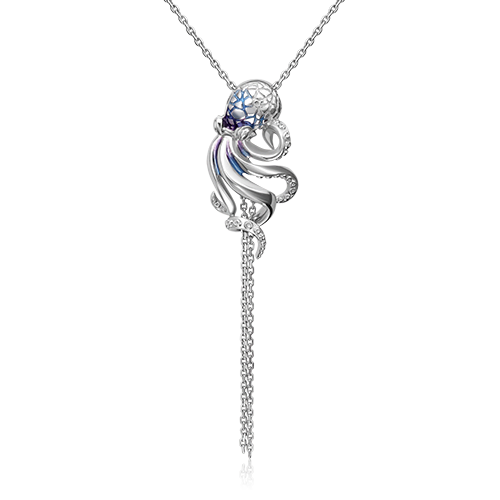

Подвеска из серебра PLATINA jewelry 03-3259-00-000-0200-68, эмаль, 03-3259-00-000-0200-68