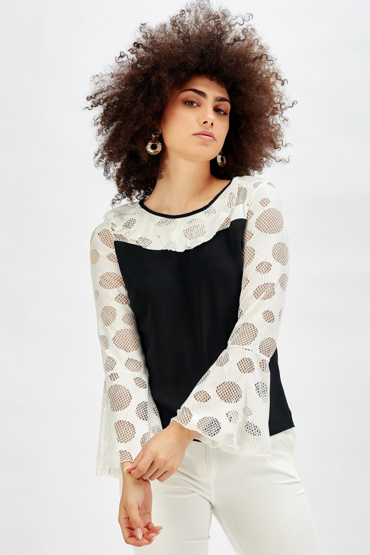 

Блуза женская Sense 131993 разноцветная 40 RU (товары доставляются из-за рубежа), 131993