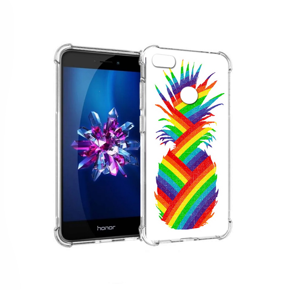 

Чехол MyPads Tocco для Honor 8 Lite радужный ананас (PT62584.26.566), Прозрачный, Tocco