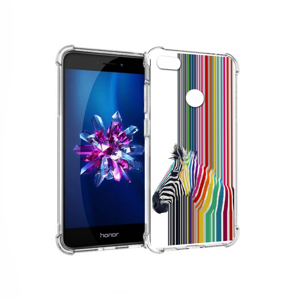 

Чехол MyPads Tocco для Honor 8 Lite радужная зебра (PT62584.26.565), Прозрачный, Tocco