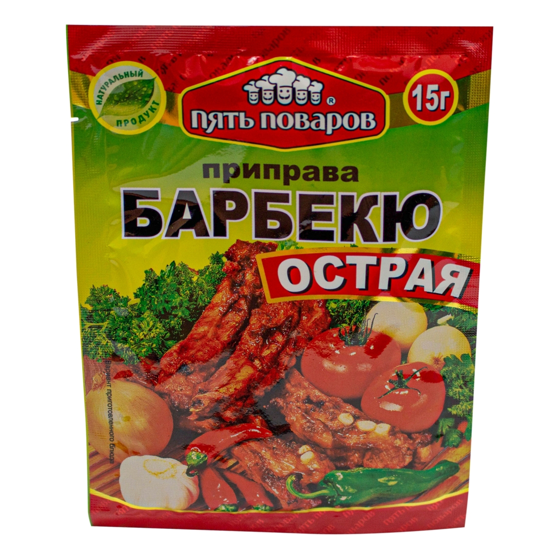 

Приправа Пять Поваров Барбекю 15 г