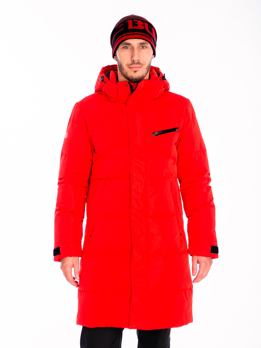 Зимняя куртка мужская LAFOR 73707 красная XL