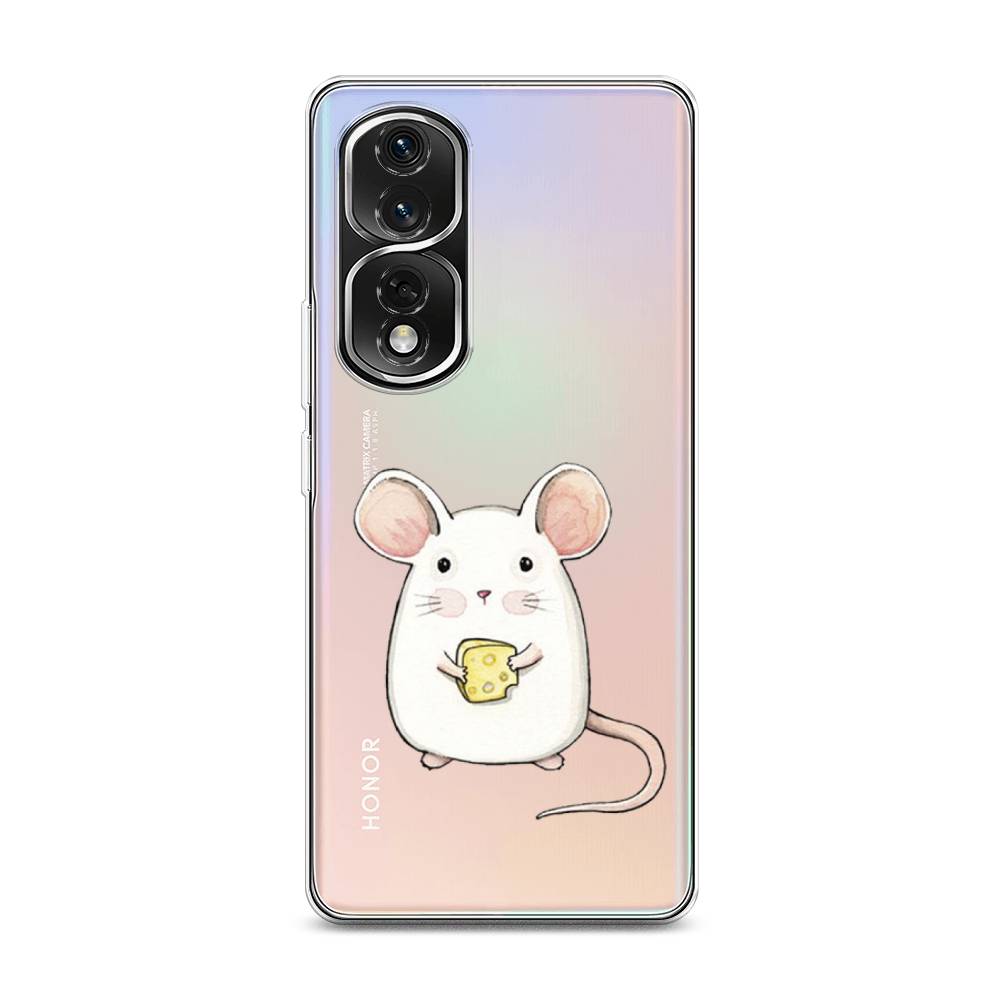 

Чехол Awog на Honor 80 Pro "Мышка", Белый, 6120450-1