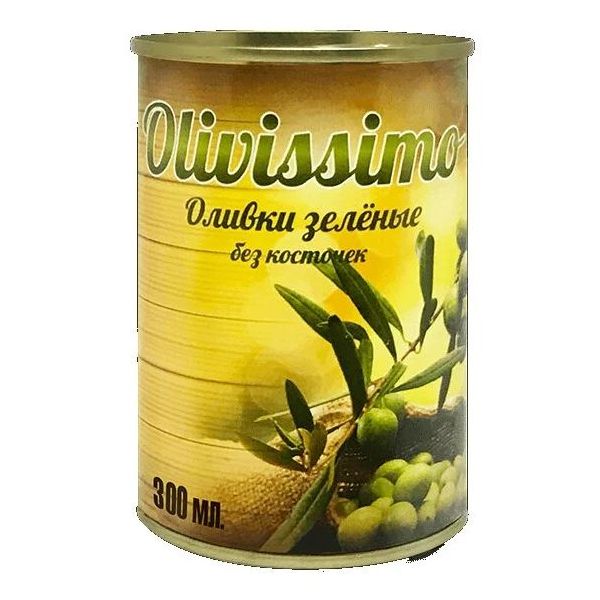 

Оливки Silvio зеленые в маринаде без косточек 280 г