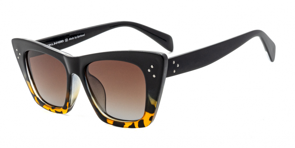 Солнцезащитные очки женские CALANDO PL521 коричневые