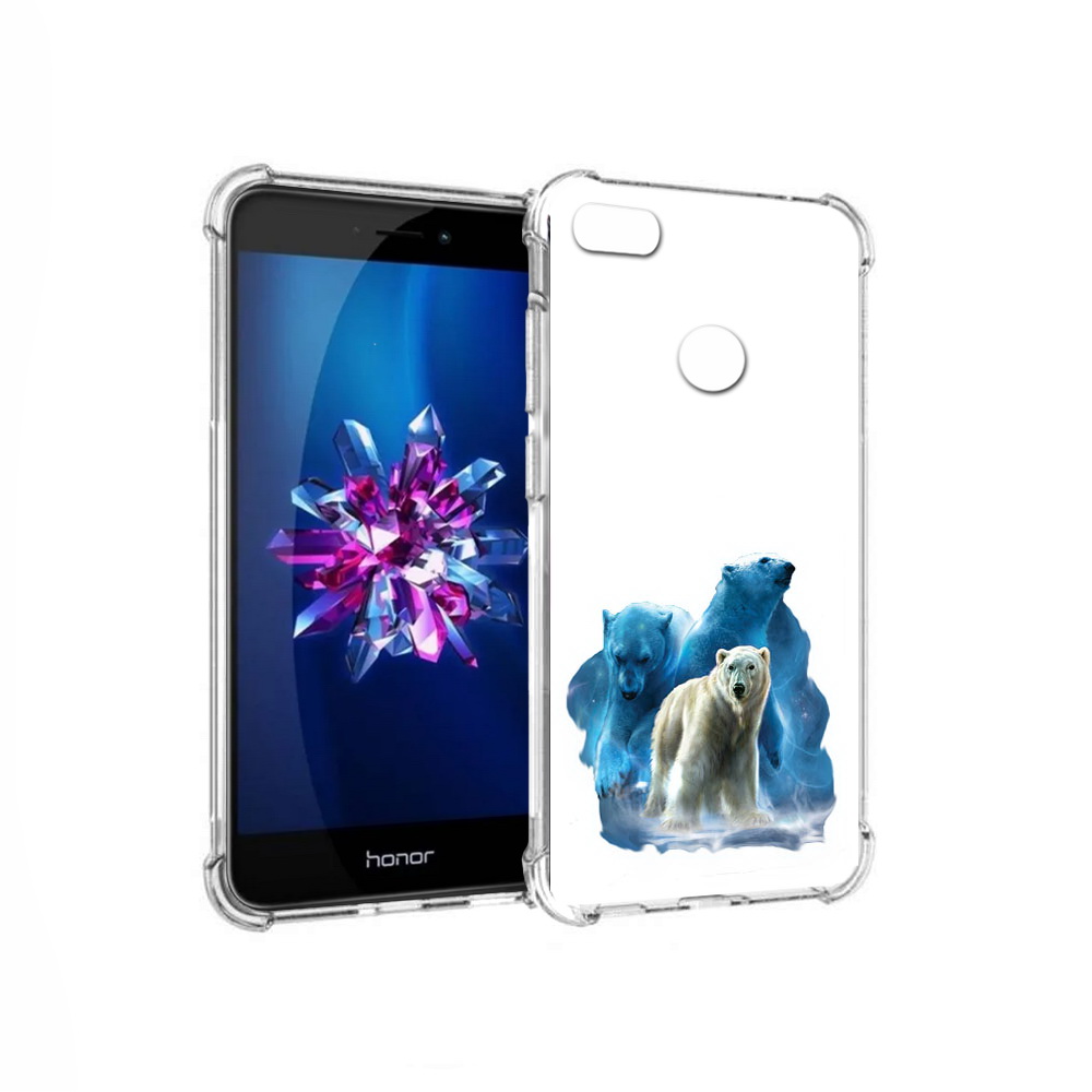 

Чехол MyPads Tocco для Honor 8 Lite полярный медведь (PT62584.26.549), Прозрачный, Tocco