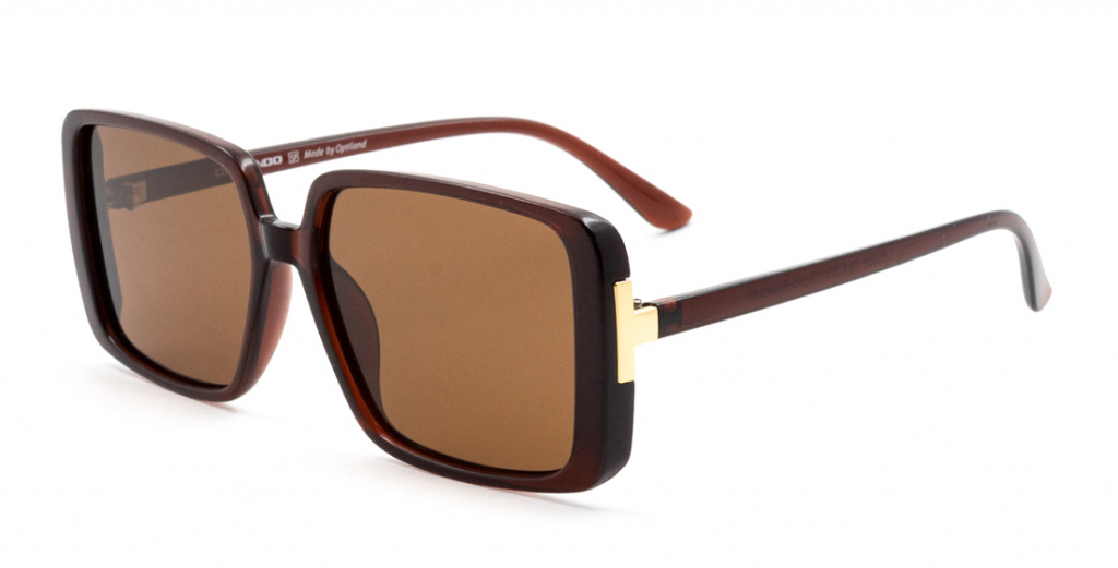 Солнцезащитные очки женские CALANDO PL499 коричневые