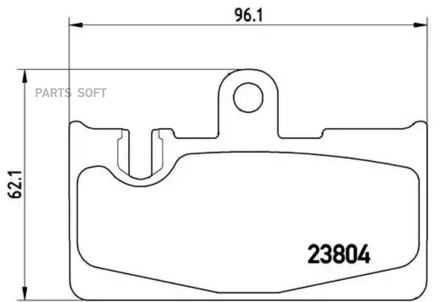 

Тормозные колодки brembo P83059