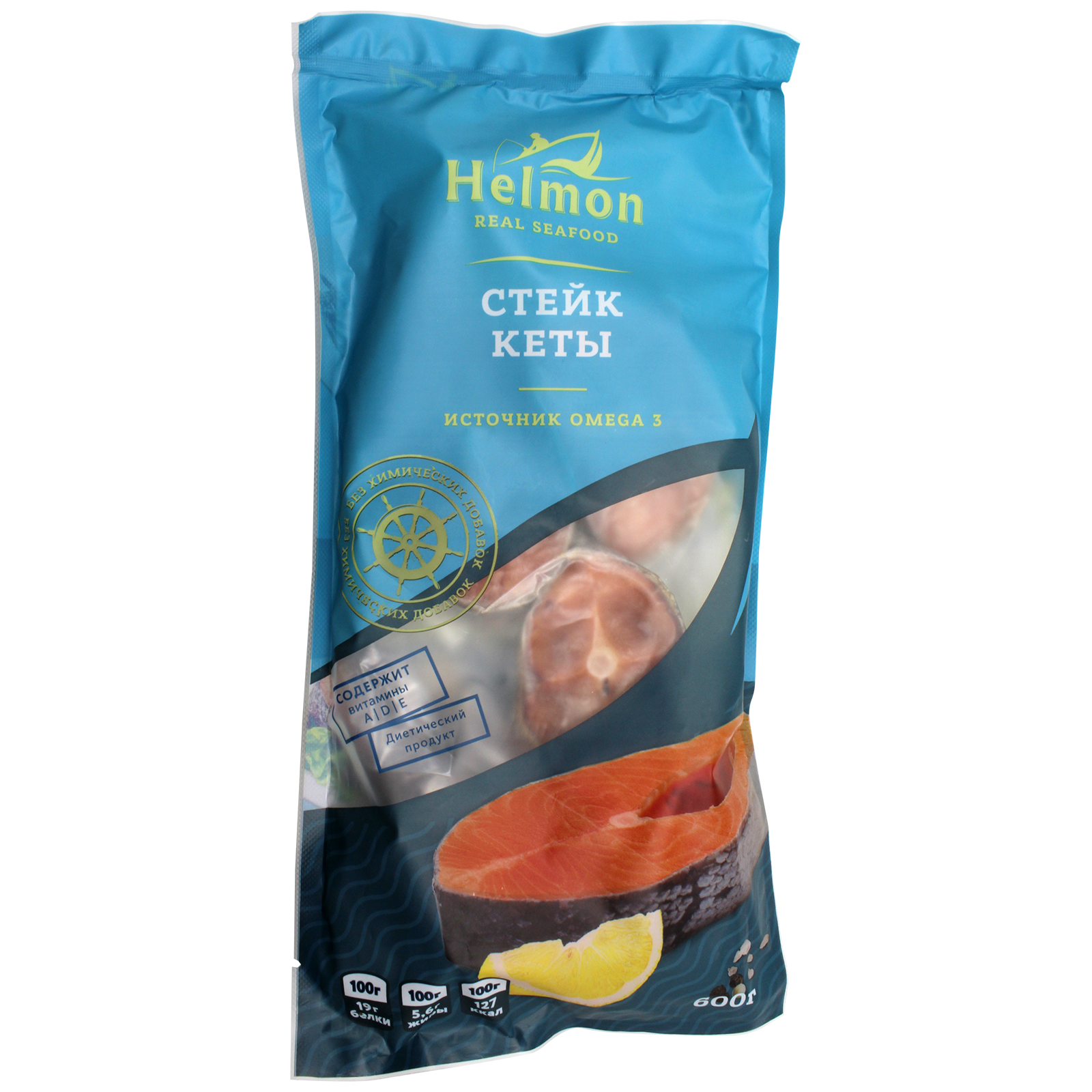 

Кета Helmon замороженная стейк 600 г