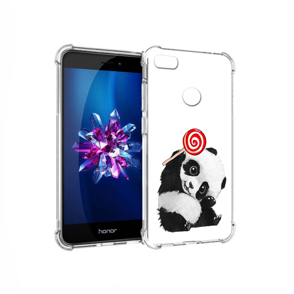 

Чехол MyPads Tocco для Honor 8 Lite панда с леденцом (PT62584.26.534), Прозрачный, Tocco