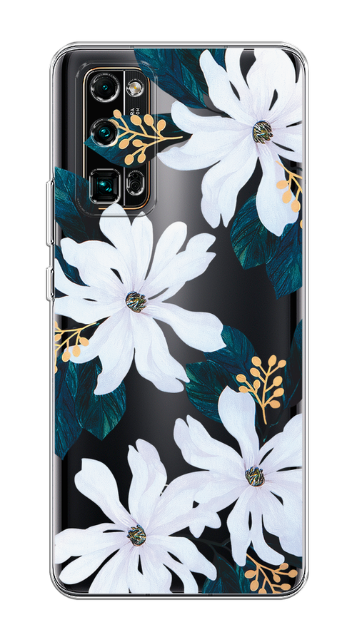 

Чехол на Honor 30 Pro Plus "Delilah Flower", Зеленый;белый, 612250-1