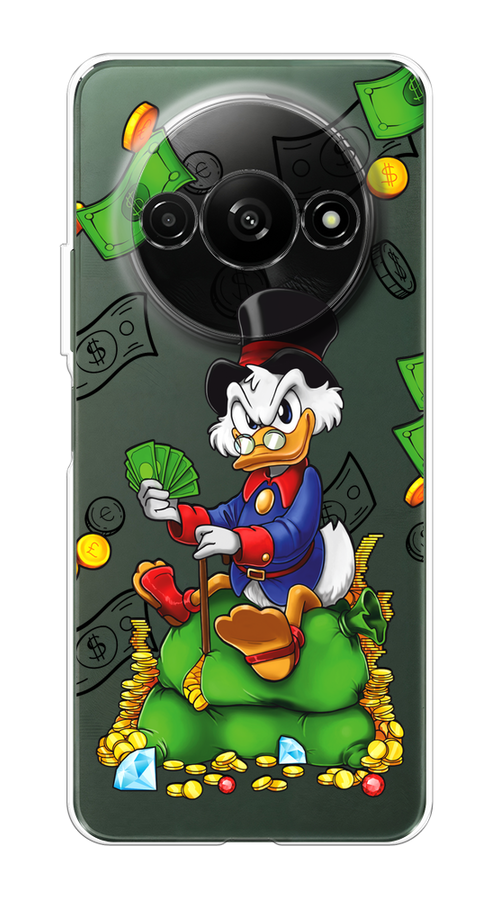 

Чехол на Redmi A3 "Scrooge Richness", Черный;синий;зеленый, 321250-1