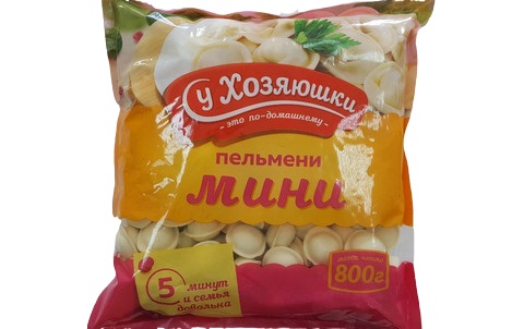 

Пельмени У Хозяюшки Мини с говядиной и свининой 800 г