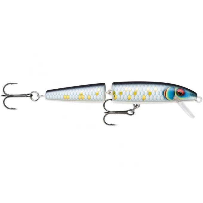 

Воблер RAPALA Jointed 11 /SCRB /плавающий/ 1,2-2,4м, 11см, 9гр, Разноцветный, JOINTED