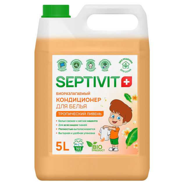 фото Кондиционер тропический ливень septivit premium 5л