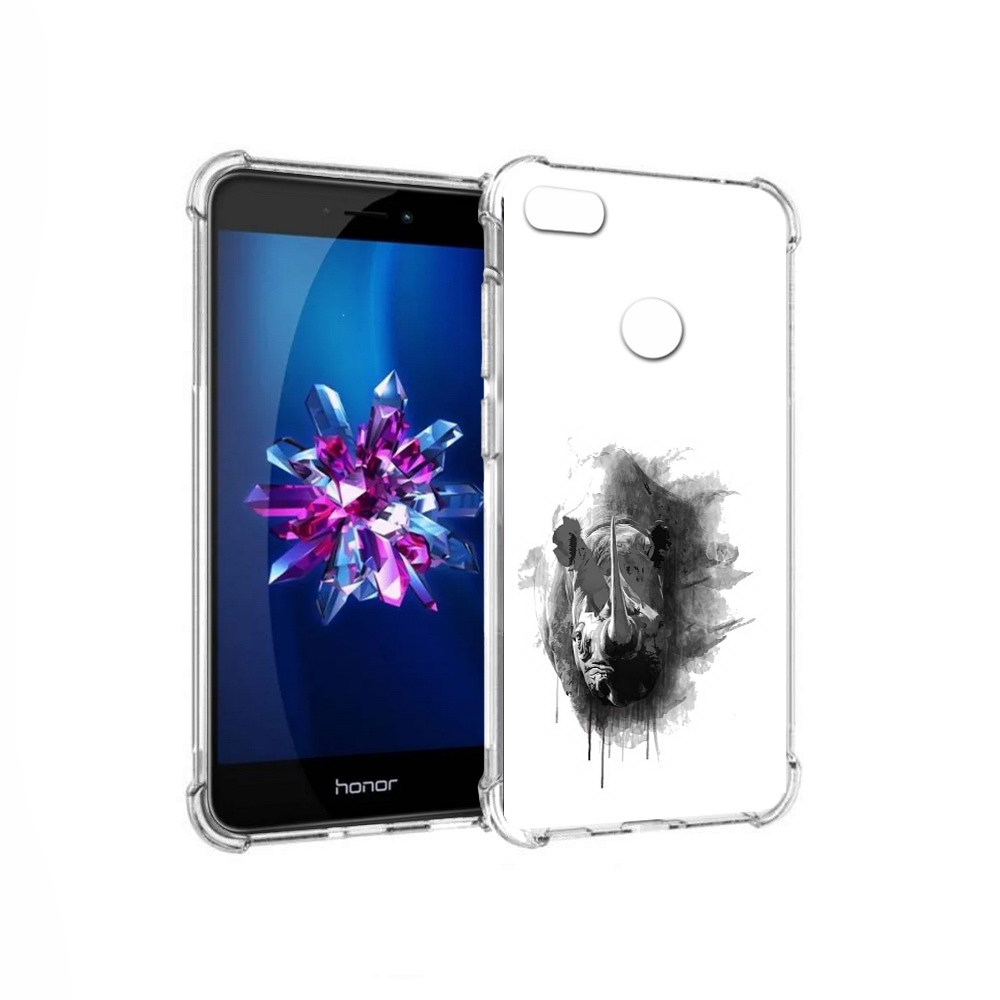 

Чехол MyPads Tocco для Honor 8 Lite носорог (PT62584.26.523), Прозрачный, Tocco