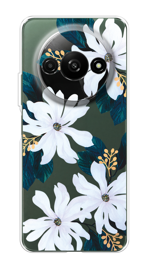 

Чехол на Redmi A3 "Delilah Flower", Зеленый;белый, 321250-1