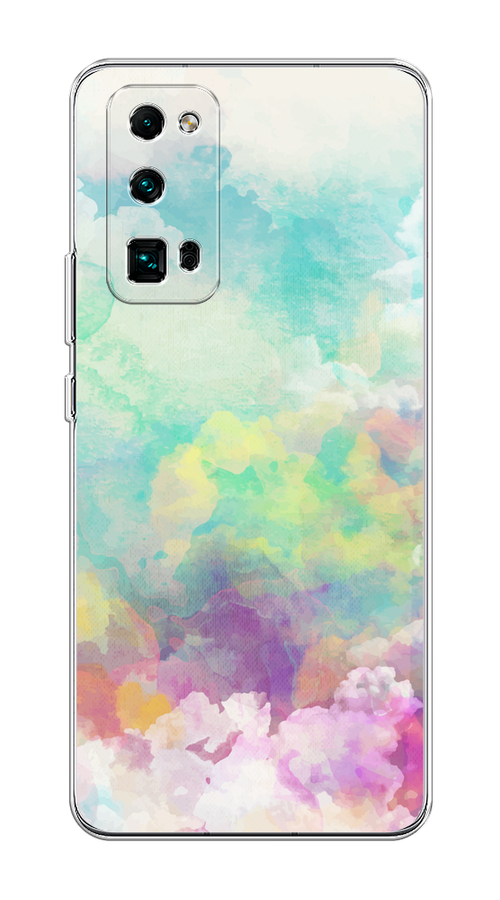 

Чехол на Honor 30 Pro Plus "Воздушное небо", Белый;голубой;розовый;желтый, 612250-1