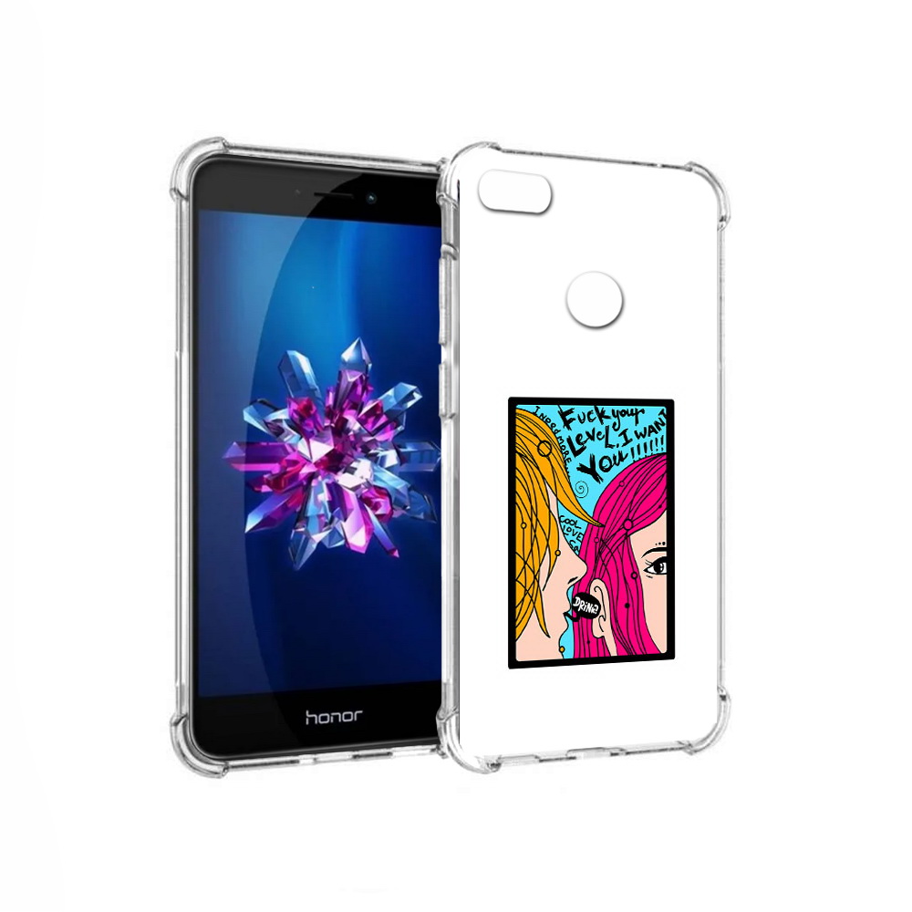 

Чехол MyPads Tocco для Honor 8 Lite Выпьем (PT62584.26.51), Прозрачный, Tocco