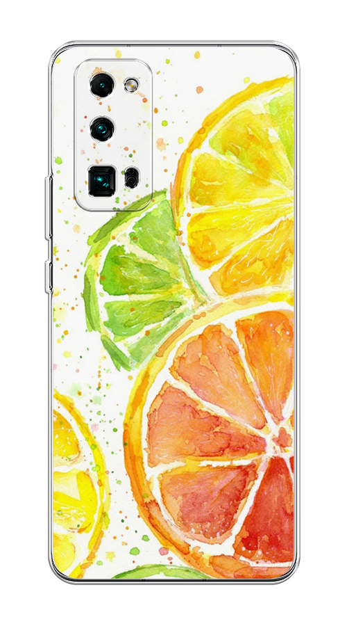 

Чехол на Honor 30 Pro Plus "Цитрусовые", Белый;желтый;красный;зеленый, 612250-1