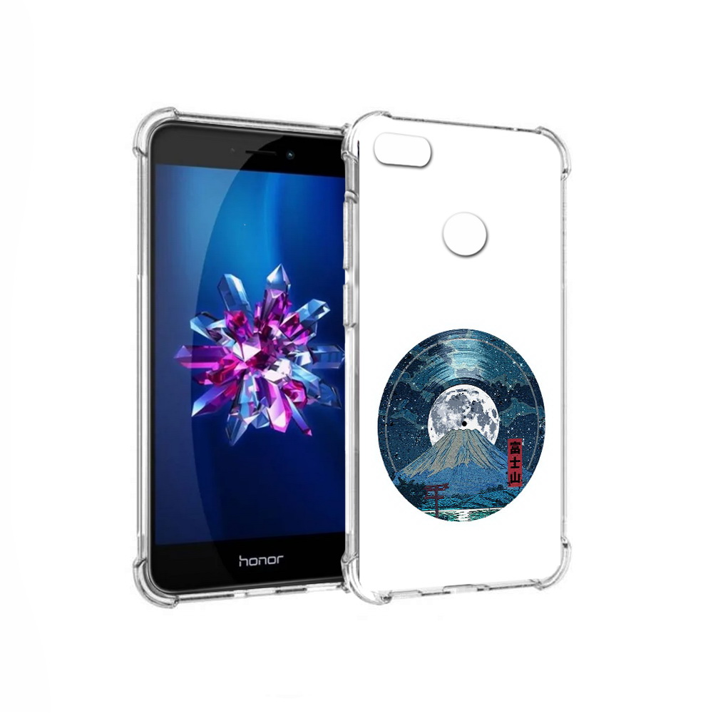 

Чехол MyPads Tocco для Honor 8 Lite нарисованная виниловая гора с луной (PT62584.26.497), Прозрачный, Tocco