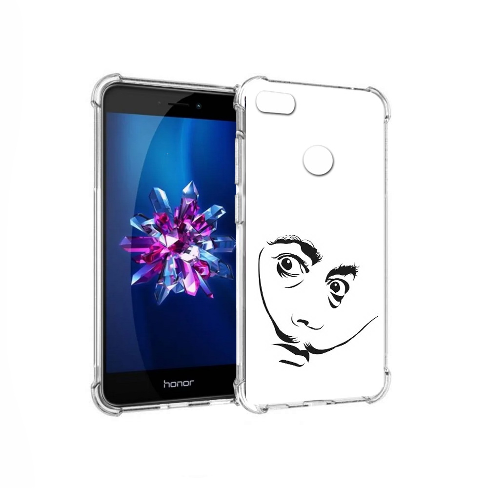

Чехол MyPads Tocco для Honor 8 Lite мужчина с длинными усами (PT62584.26.487), Прозрачный, Tocco