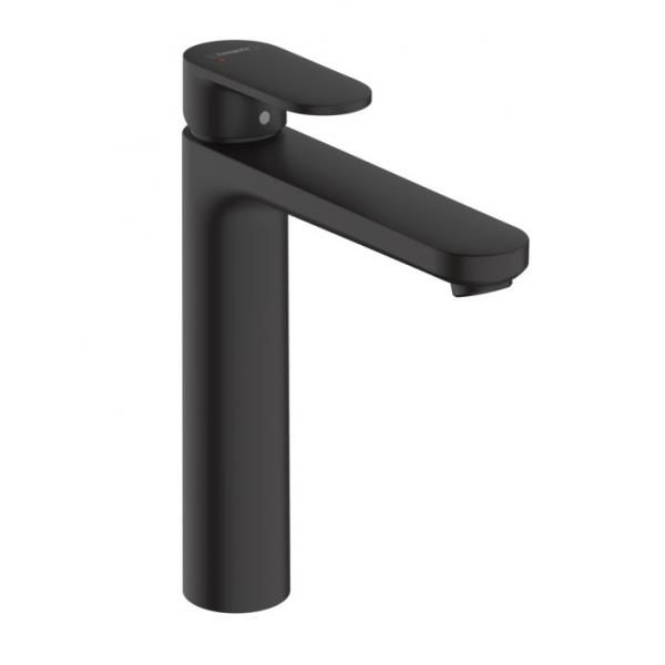 Смеситель для раковины Hansgrohe 71552670 230, со сливной гарнитурой, матовый, черный