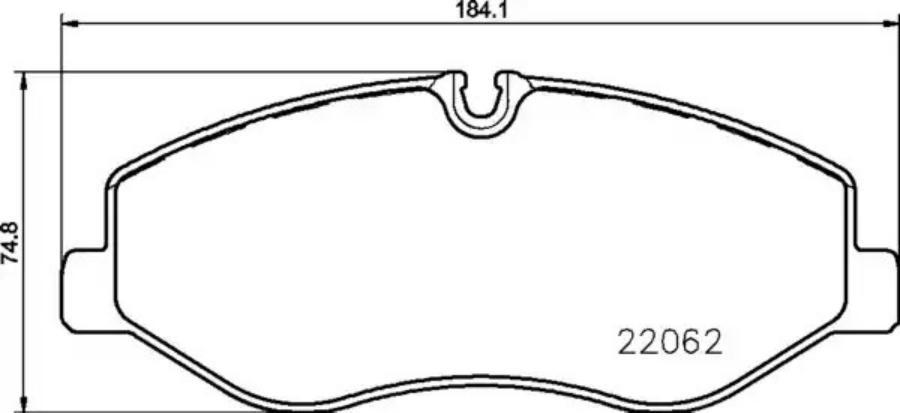 

Тормозные колодки brembo P50129