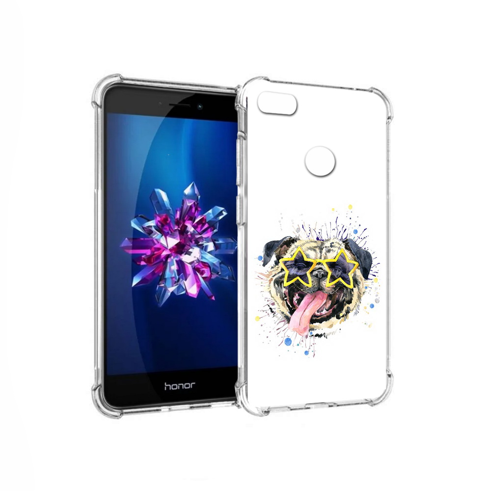 

Чехол MyPads Tocco для Honor 8 Lite мопс боксер (PT62584.26.482), Прозрачный, Tocco