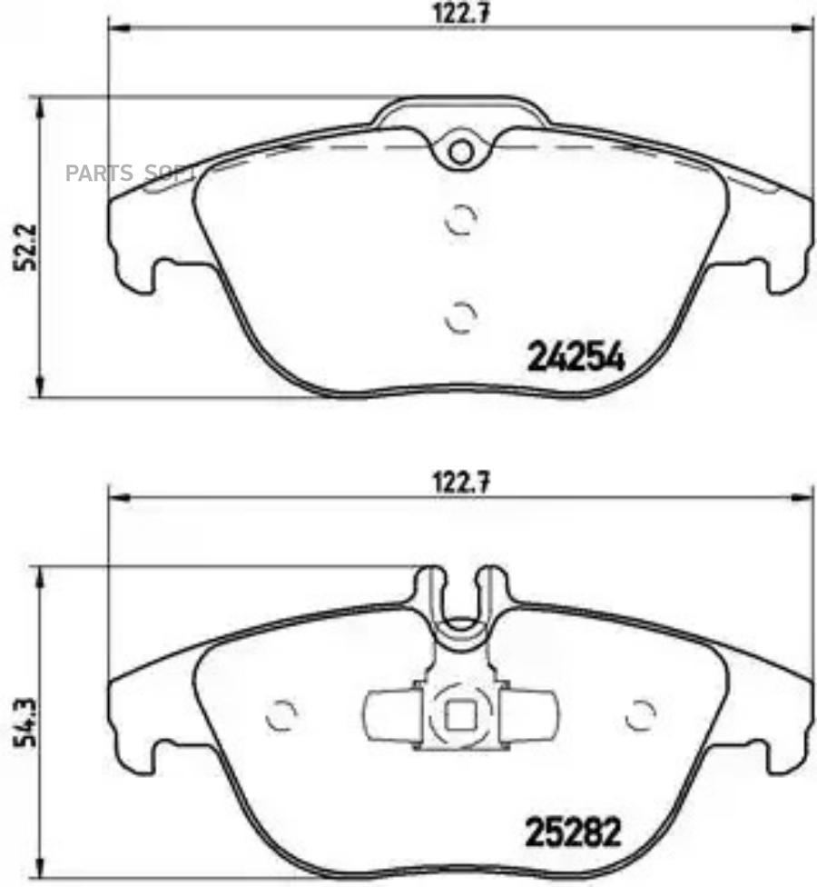 

Тормозные колодки brembo P50104