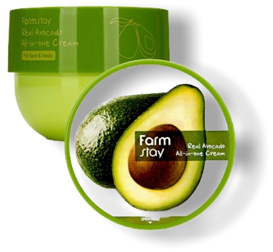 Купить Многофункциональный крем с маслом авокадо FarmStay Real Avocado All-In-One Cream, Крем для тела