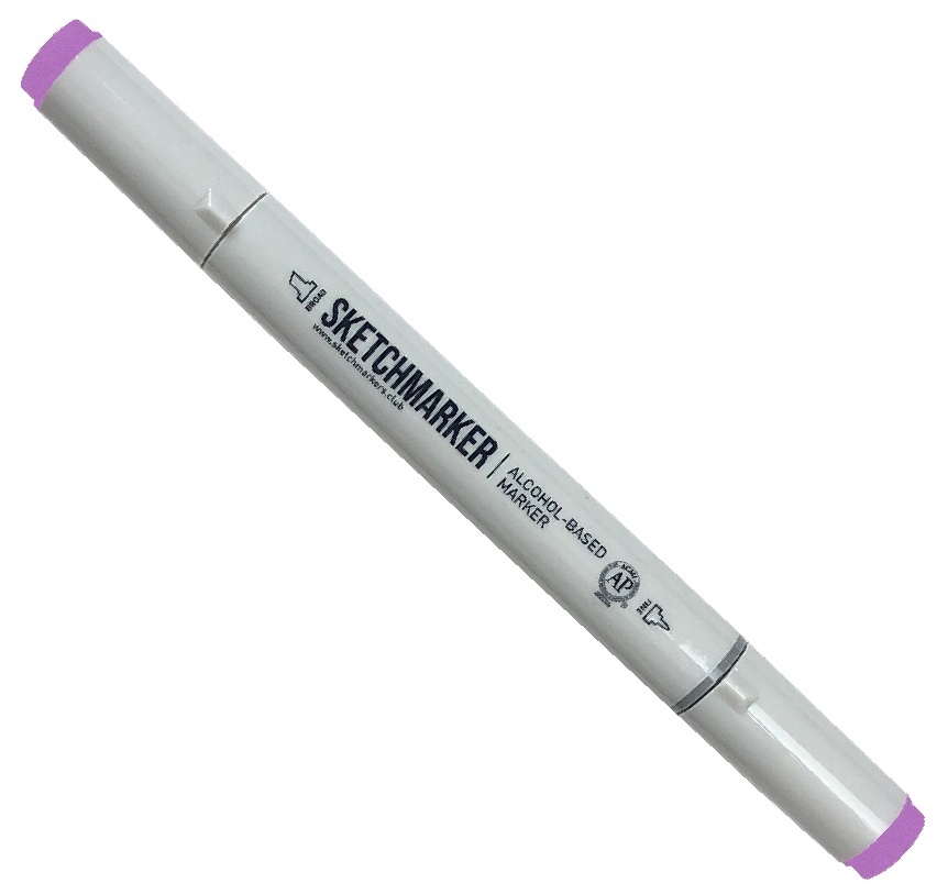 

Маркер Sketchmarker двухсторонний для скетчинга цвет V62 Бордовый шалфей, Фиолетовый