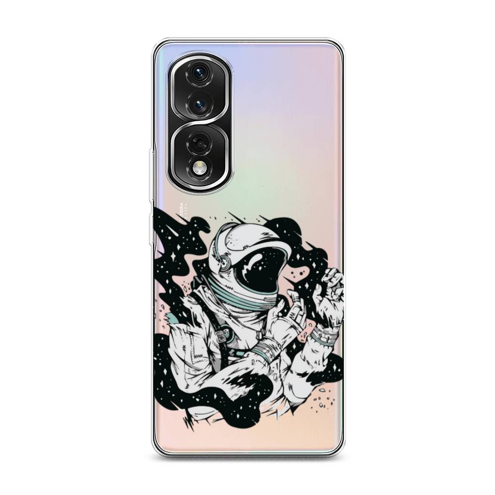 

Чехол Awog на Honor 80 Pro "Космонавт арт", Черный;бежевый;белый, 6120450-7