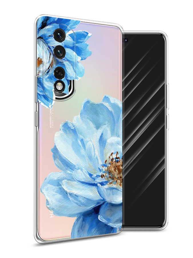 

Чехол Awog на Honor 80 Pro "Голубые клематисы", Голубой, 6120450-8