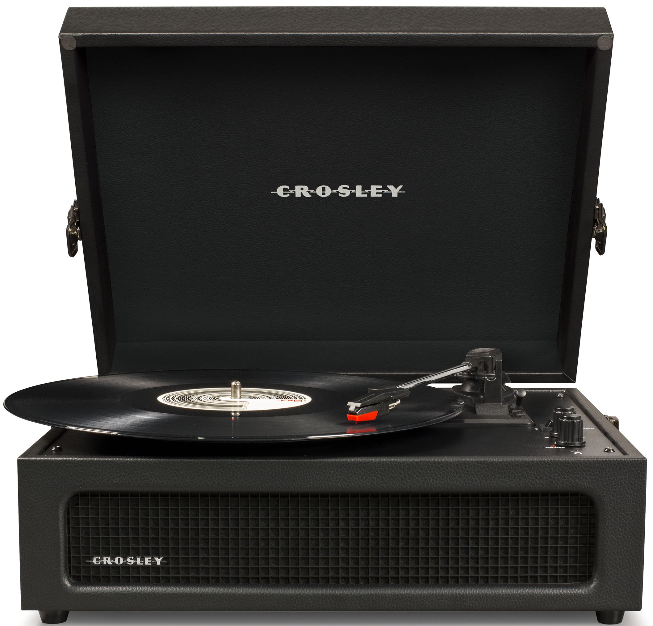 фото Проигрыватель виниловых пластинок crosley voyager black