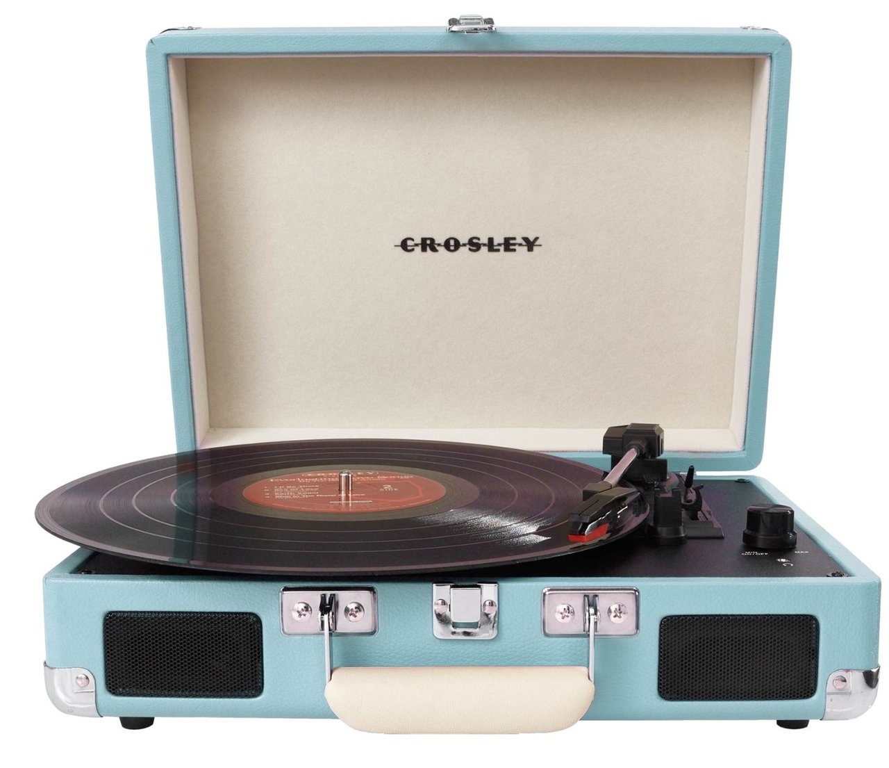 фото Проигрыватель виниловых пластинок crosley cruiser deluxe turquoise