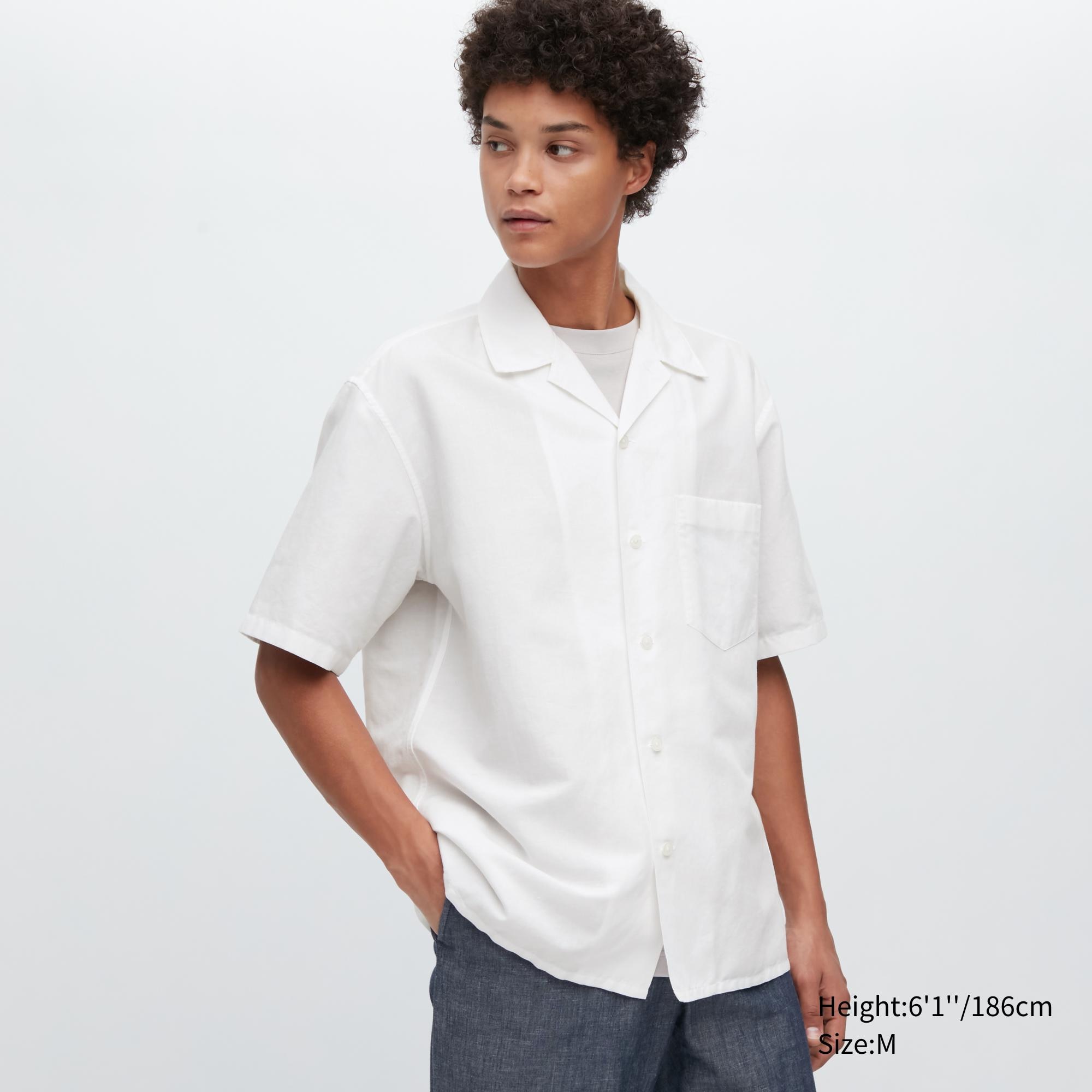 Рубашка мужская UNIQLO 455968COL00 белая 2XL (доставка из-за рубежа)