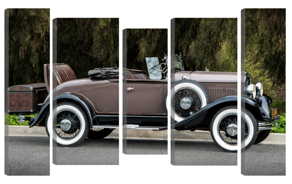 

Большая модульная картина Машина Duesenberg. PR-1008 132x80см