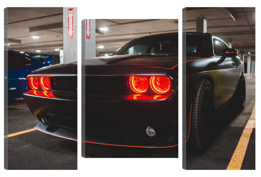 

Большая модульная картина Машина Dodge Challenger. PR-998 166x120см