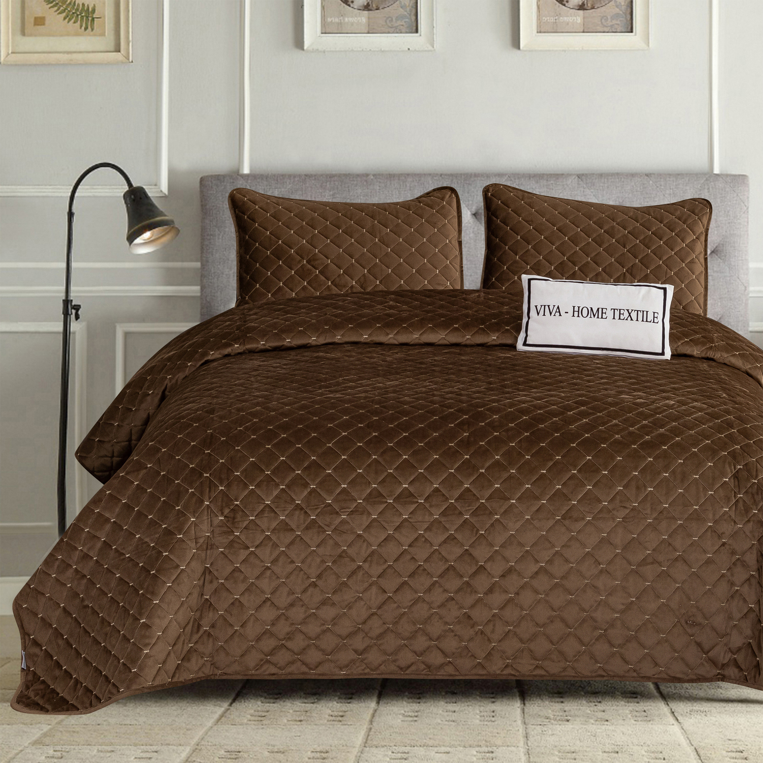 Покрывало с наволочками СИТРЕЙД OVF018 240*260 Евро Макси 240x260