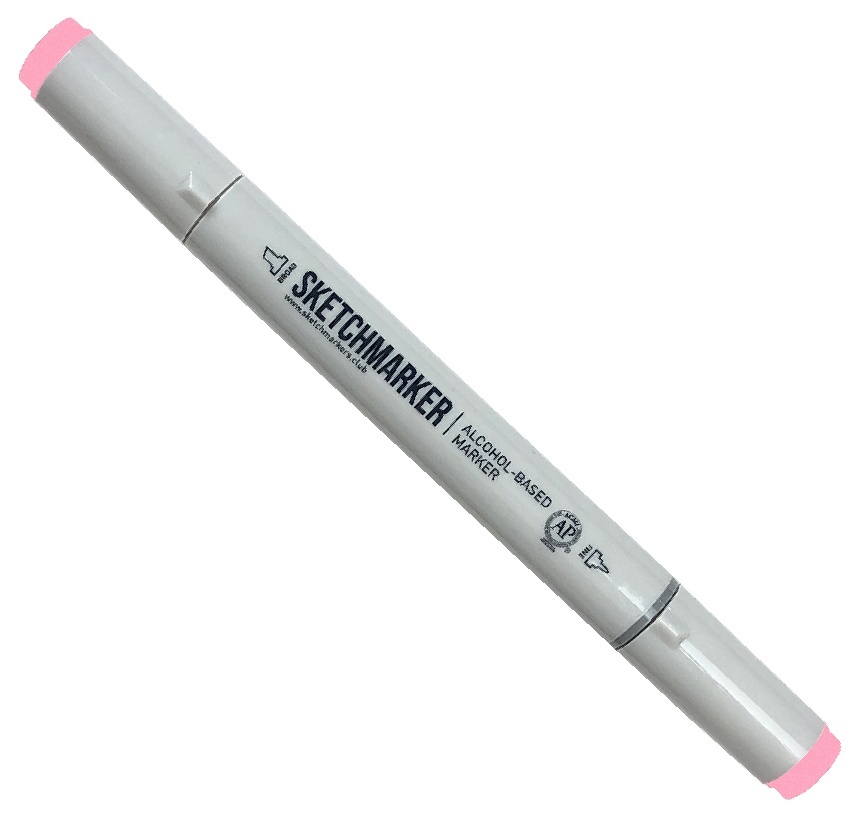 

Маркер Sketchmarker двухсторонний на спиртовой основе для скетчинга цвет R43 Шербет, Красный
