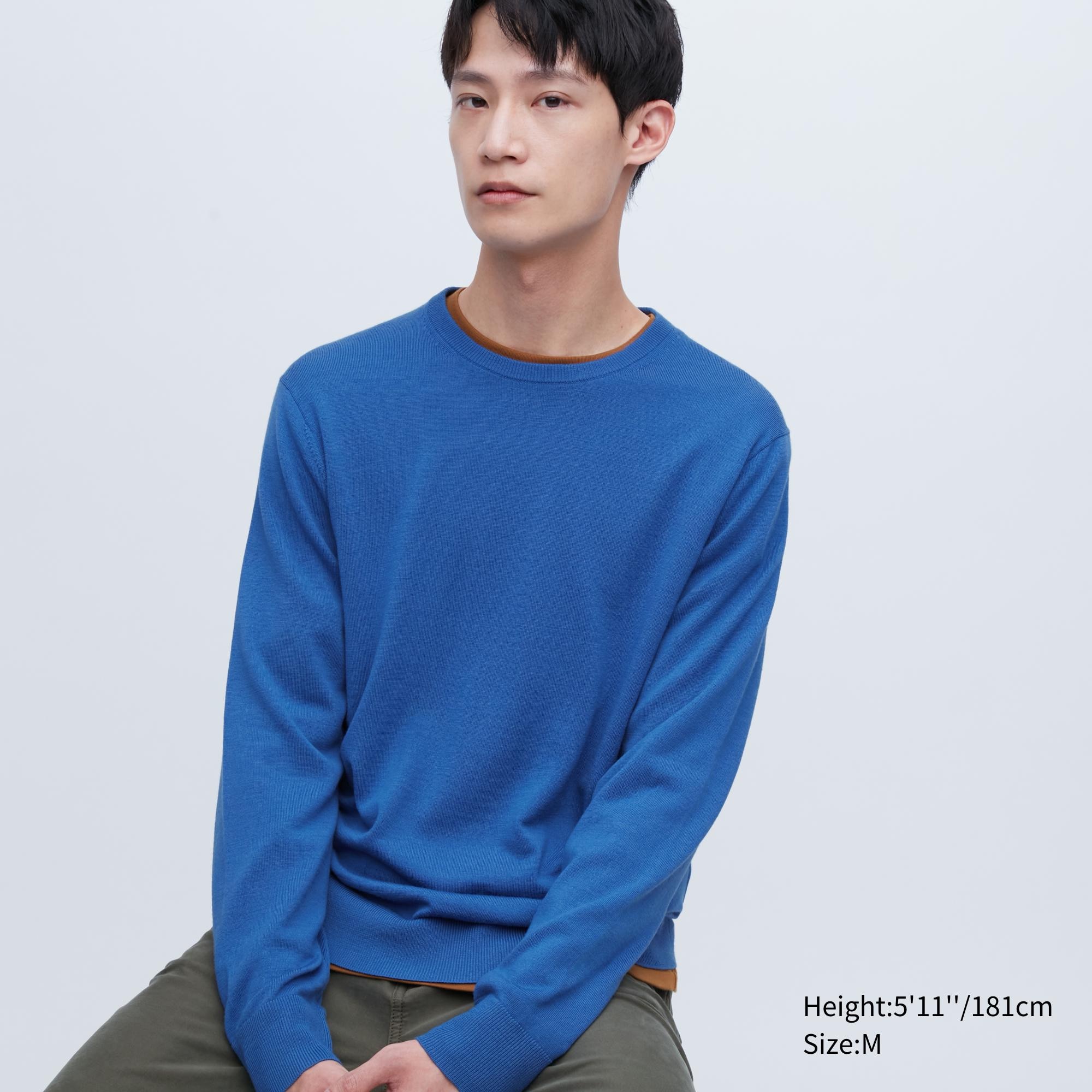 

Джемпер мужской UNIQLO 450535COL64 синий 3XL (доставка из-за рубежа), 450535COL64