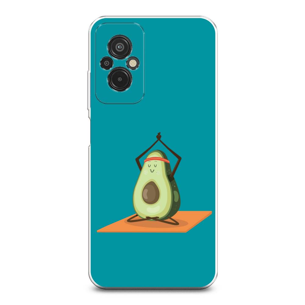

Чехол на Xiaomi Redmi 11 Prime 4G "Расслабься с авокадо", Голубой, 316850-6