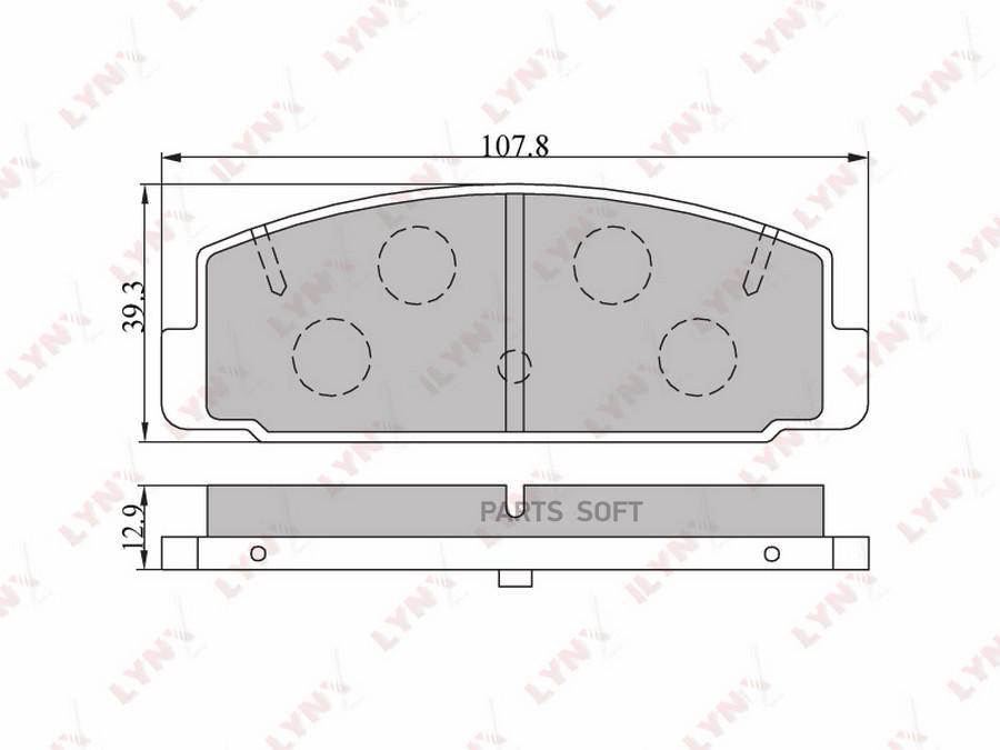 

Колодки торм.задн.MAZDA 323 01-04/626 2.0 97-02/PREMACY 99=>