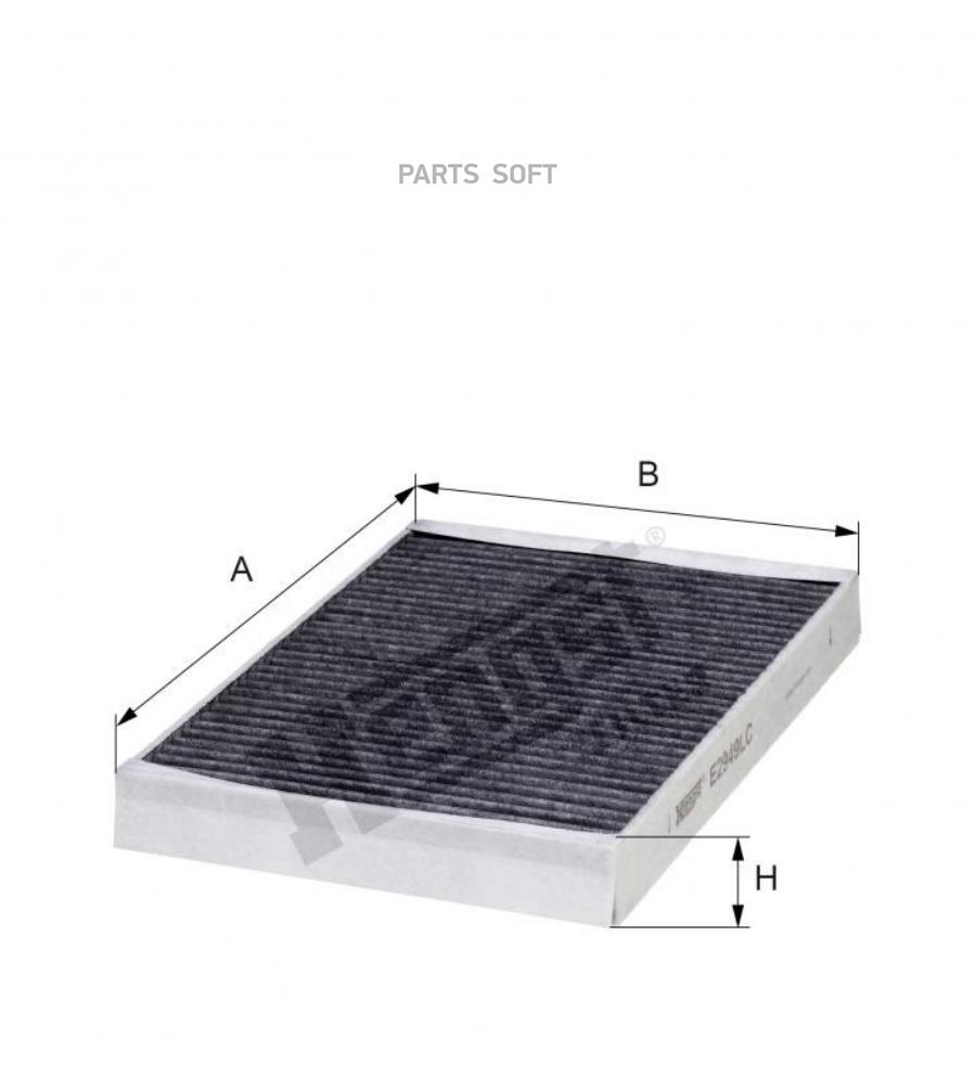 

HENGST FILTER E2949LC Салонный фильтр